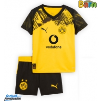 Borussia Dortmund Hjemmedraktsett Barn 2025-26 Kortermet (+ Korte bukser)